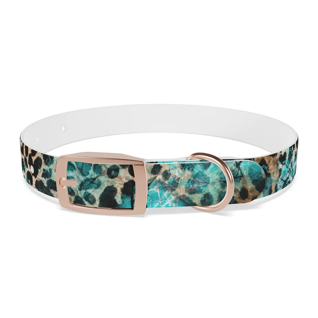 Turquoise Slab Dog Collar