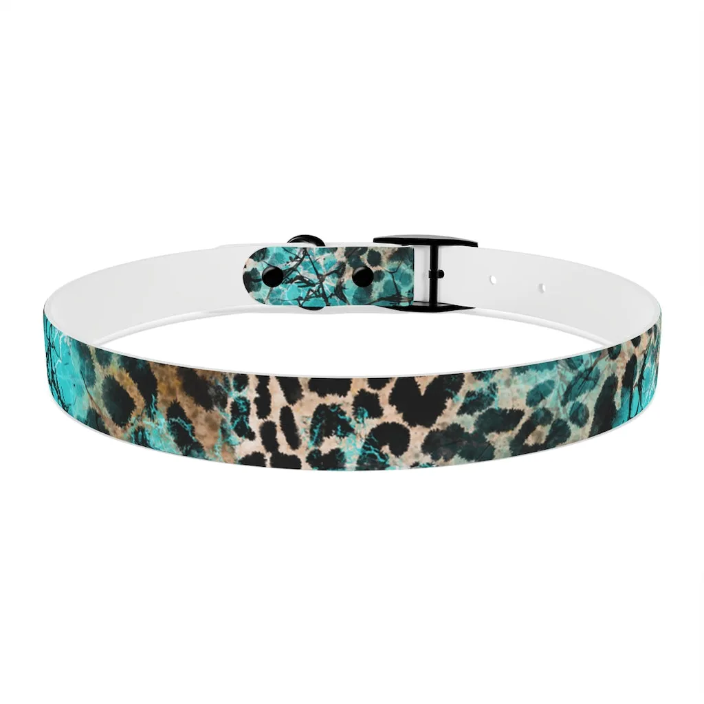 Turquoise Slab Dog Collar