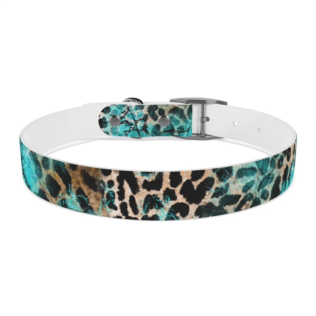 Turquoise Slab Dog Collar