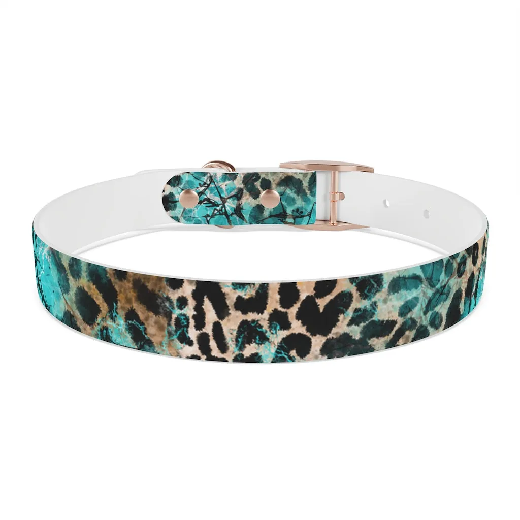 Turquoise Slab Dog Collar