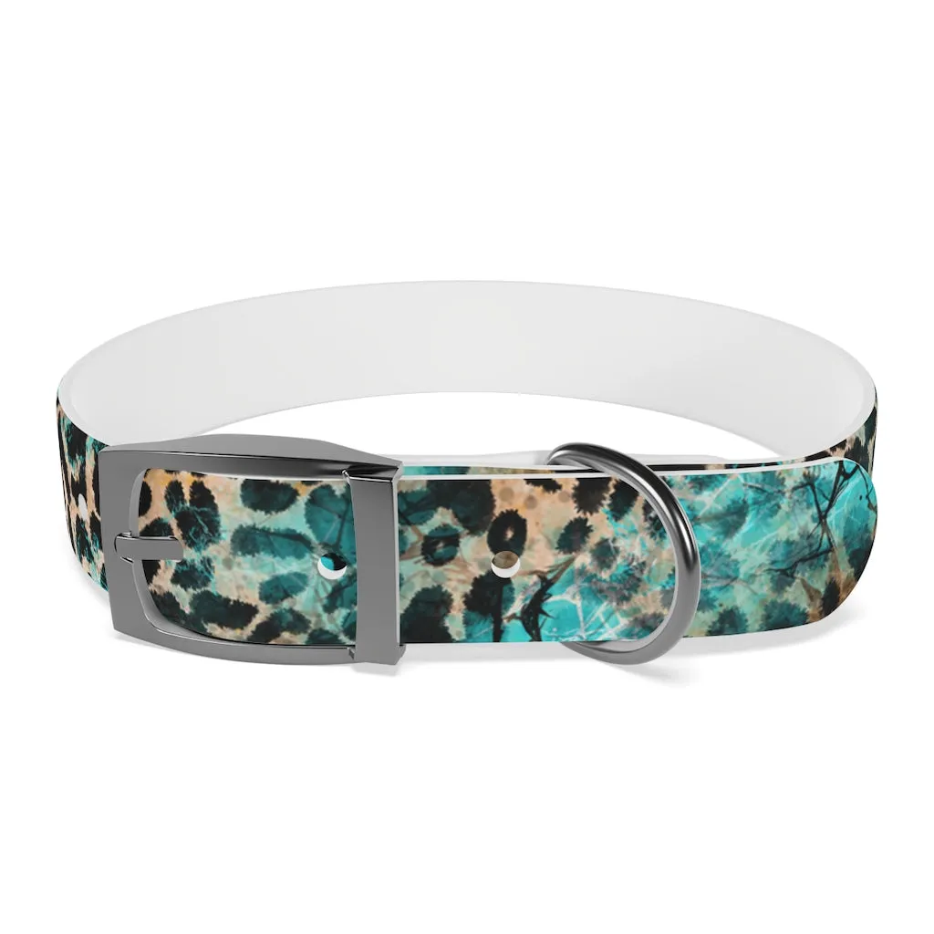 Turquoise Slab Dog Collar