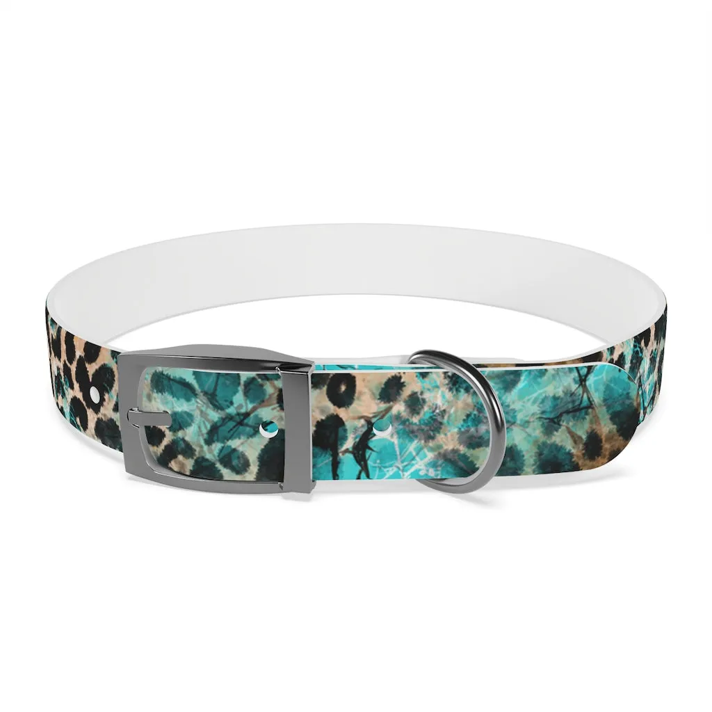 Turquoise Slab Dog Collar
