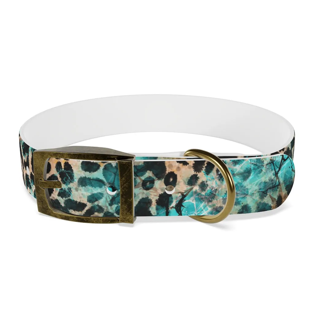 Turquoise Slab Dog Collar