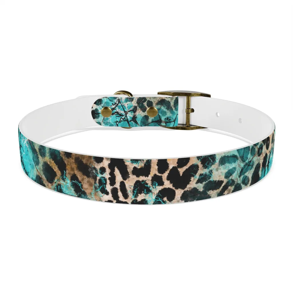 Turquoise Slab Dog Collar