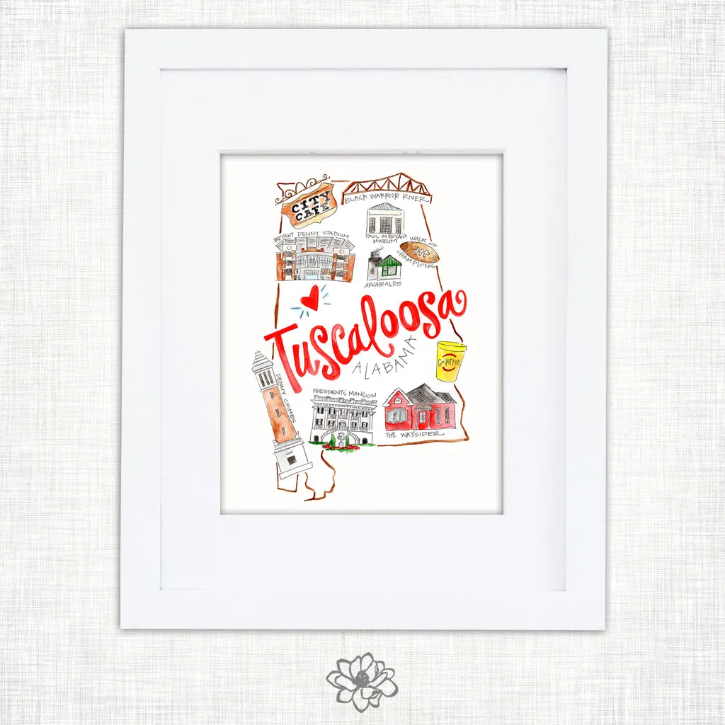 Tuscaloosa Art Print