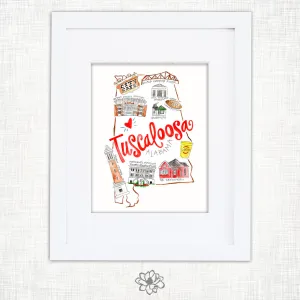 Tuscaloosa Art Print