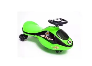 Twist Baby Swing Car Sleek Green & Black Adventure Ride On