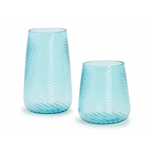 Twisted Sea Foam Acrylic Drink Glasses