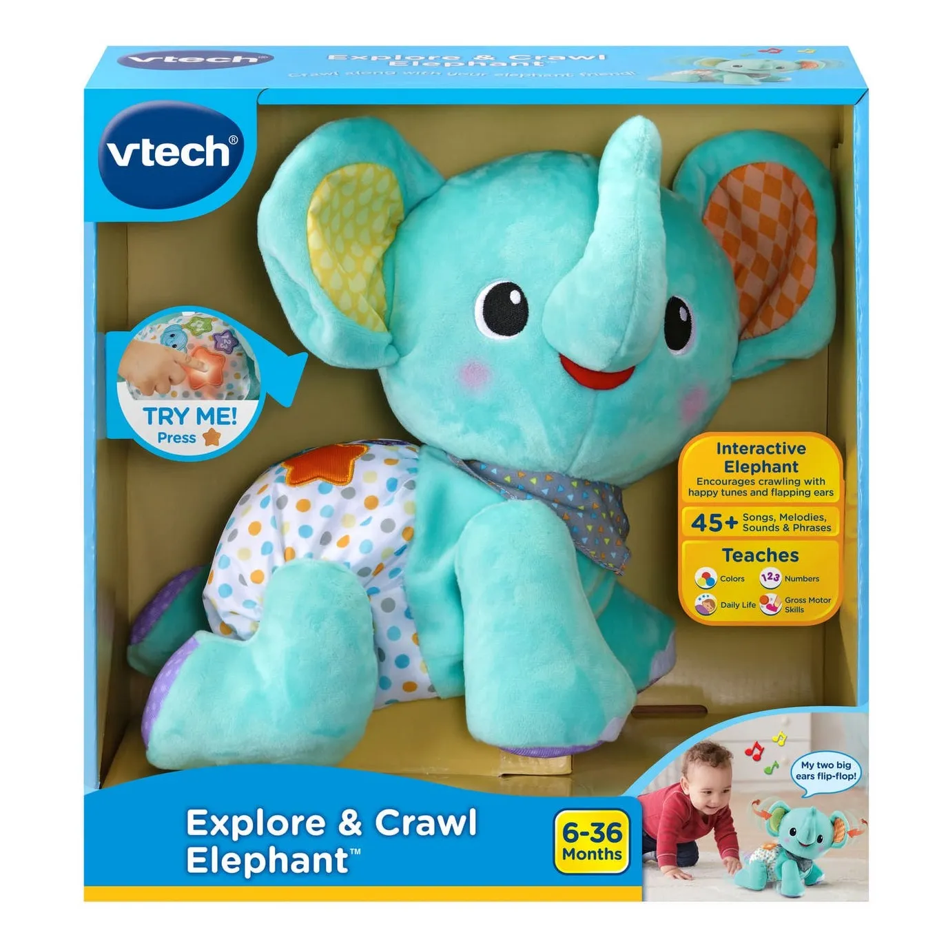 Vtech Explore & Crawl Elephant
