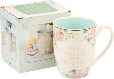 Walk By Faith Ceramic Mug