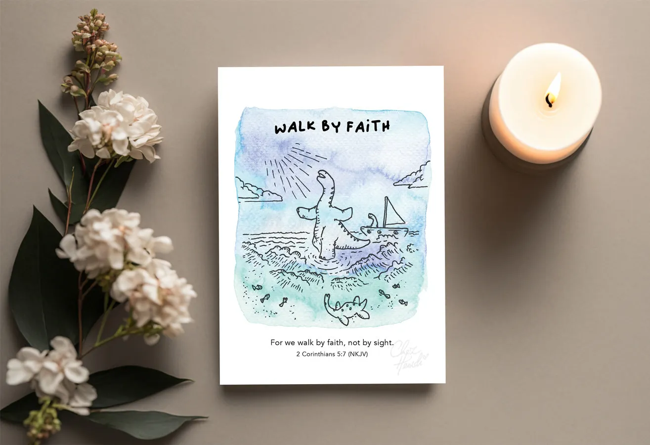 Walk by Faith {Postcard}