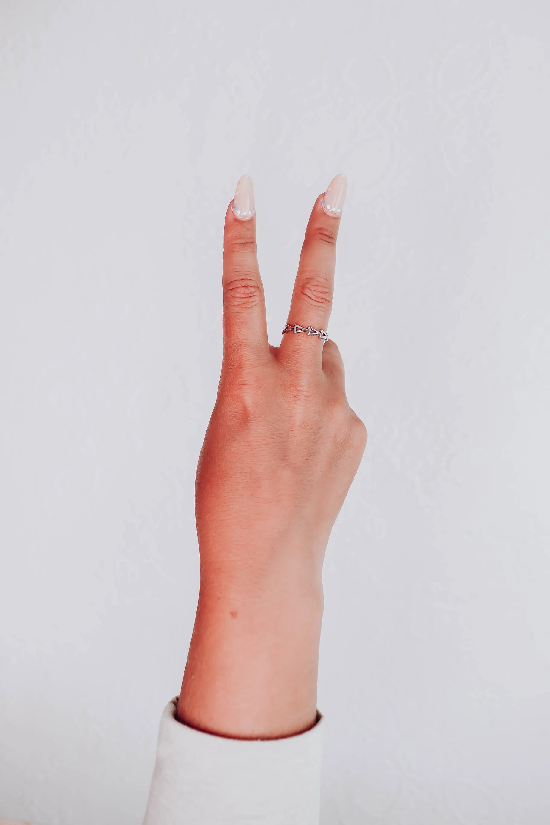 Walk This Way Ring by B.b.Lila - Silver