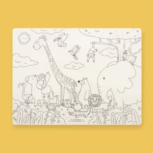 Walk with Jesus {Colouring Mat}