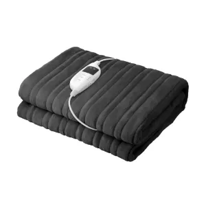 Washable Electric Heated Throw Rug Flannel Coral