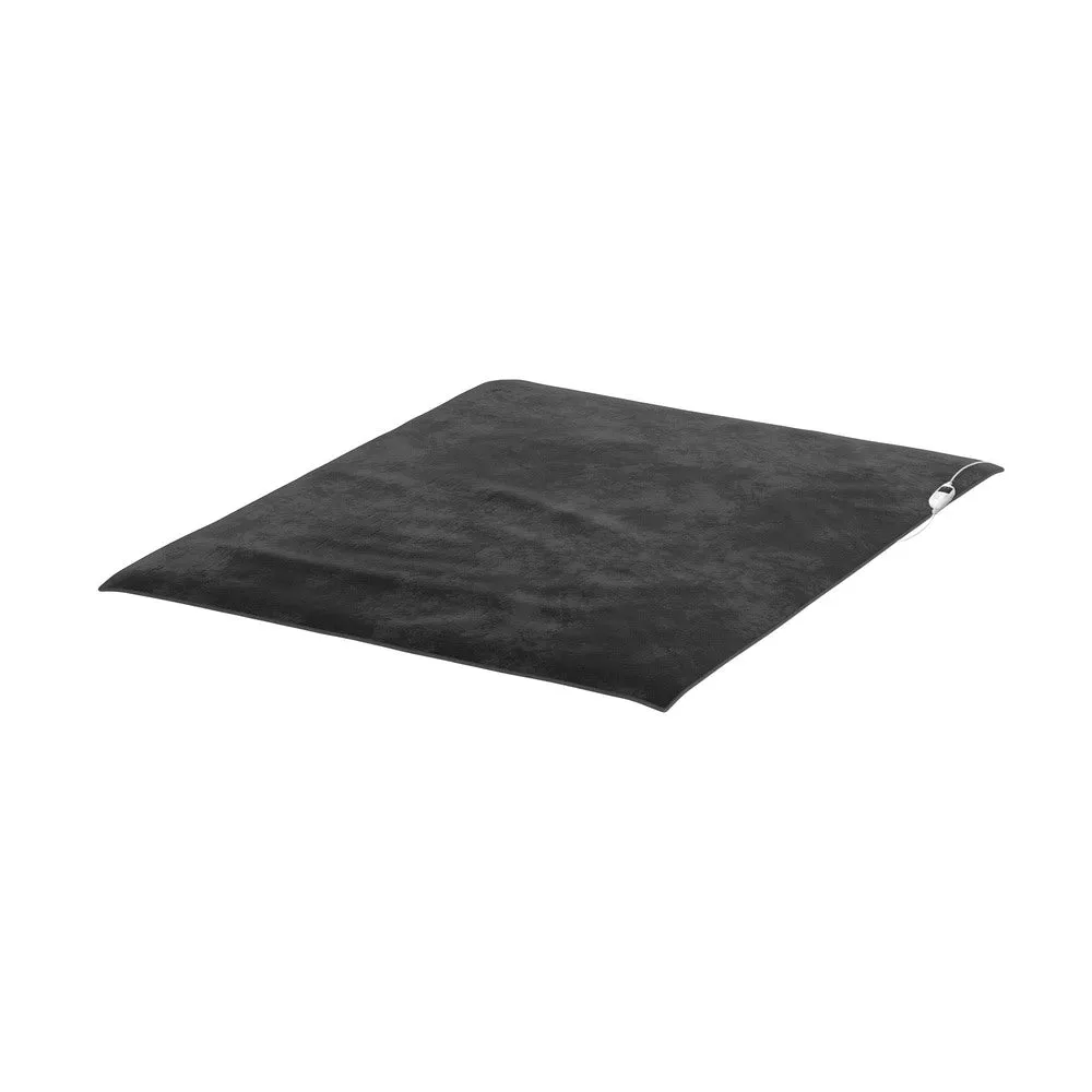 Washable Electric Heated Throw Rug Flannel Coral