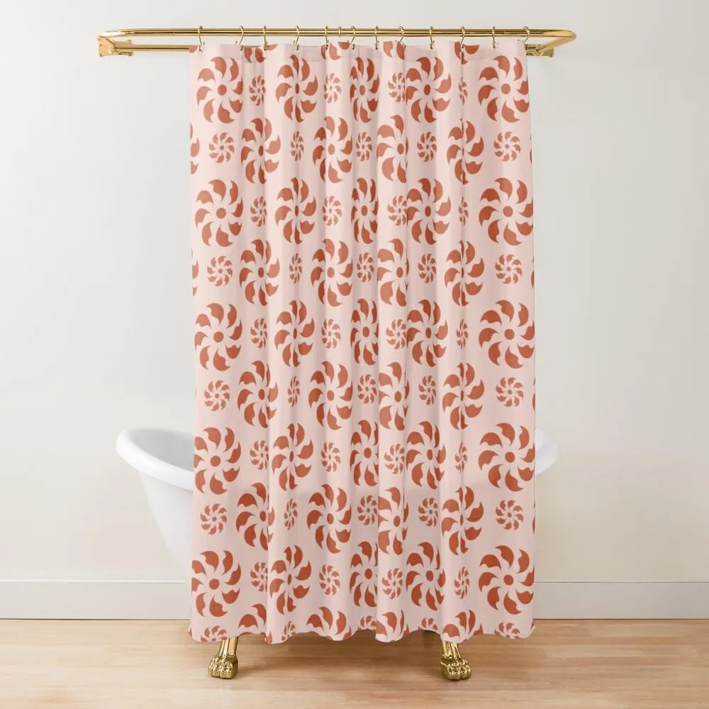 Whimsical Swirl Shower Curtain