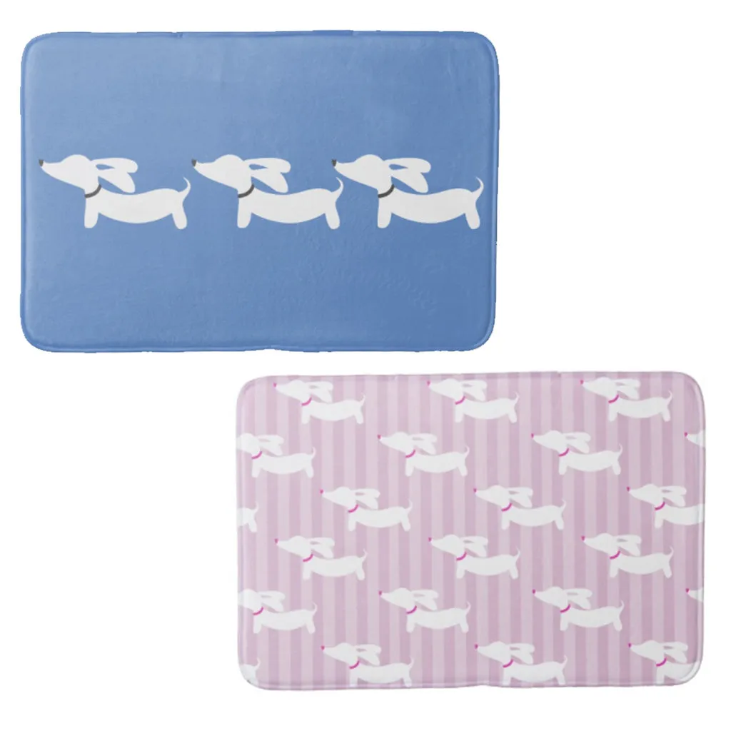Wiener Dog Bathroom Bath Mats