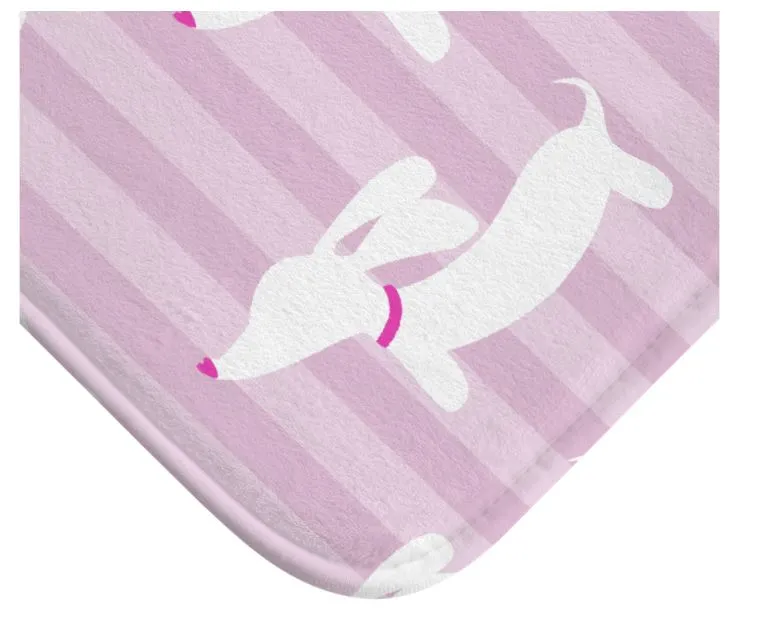Wiener Dog Bathroom Bath Mats