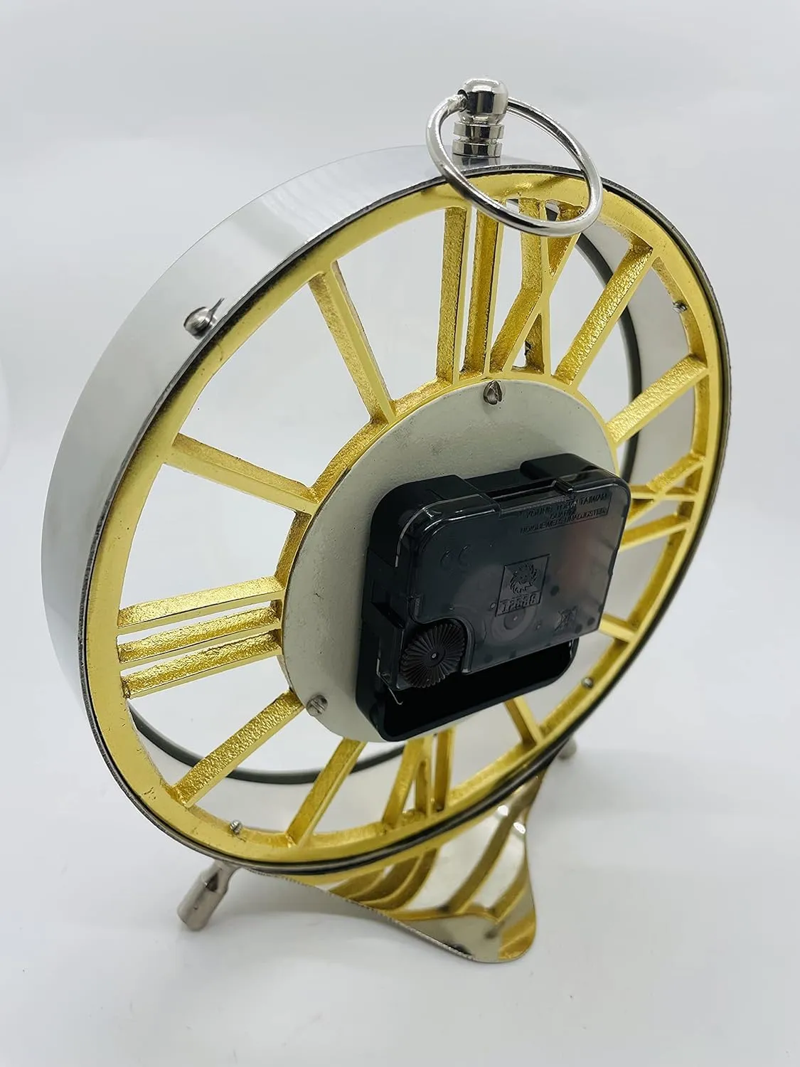 William Sons ESTD 1720 Brass Dial Desk Clock with Roman Numerals by TENABLE Nautical MART