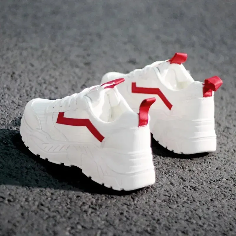 Women Casual Shoes Comfortable Breathable Mesh Sneakers Womens's Flat White Sneakers Vulcanized Shoe Zapatos Mujer