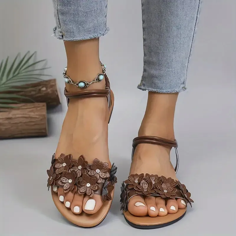 Women's Solid Color Elegant Sandals