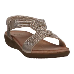 Women's Vianna Embellished Flat Sandals