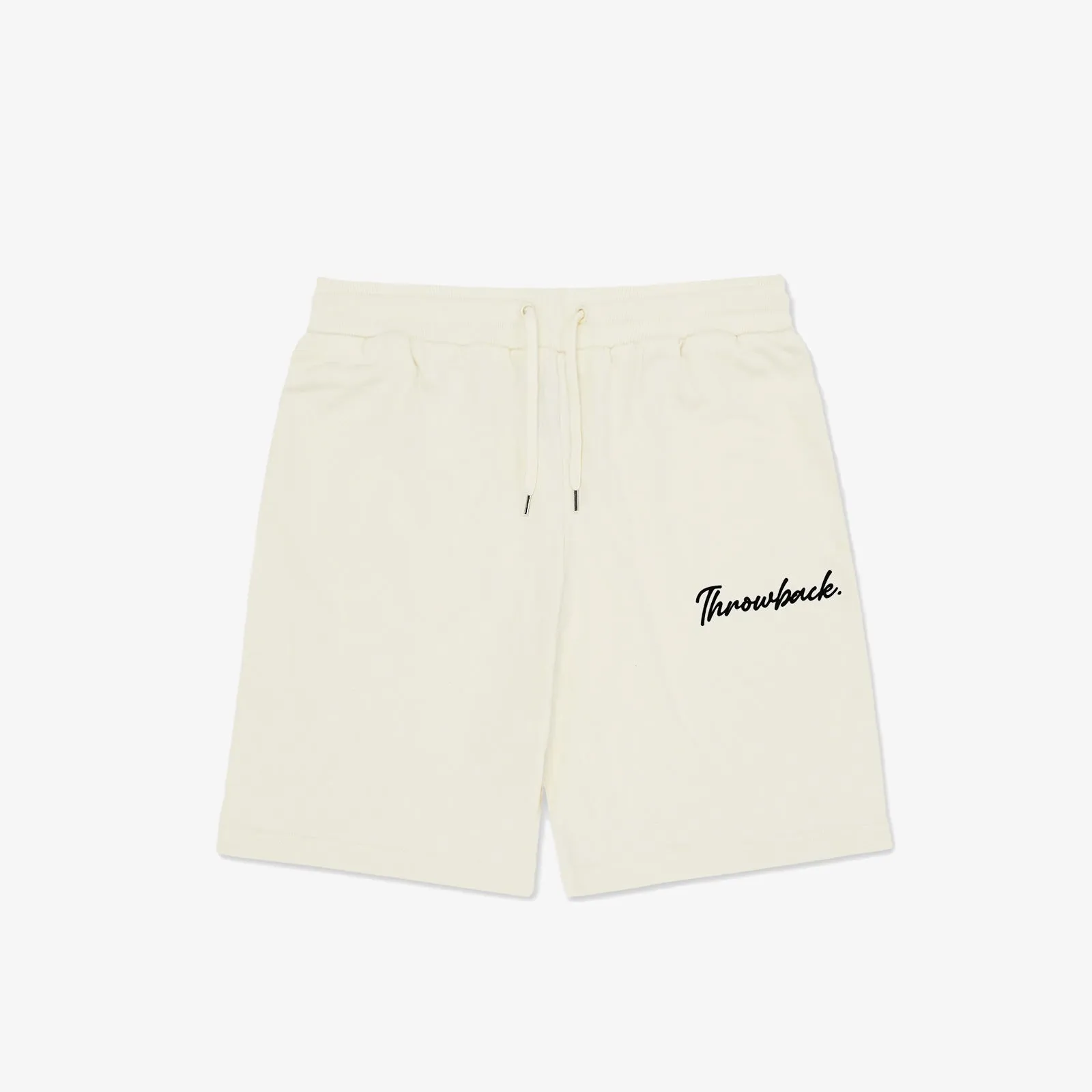 Wordmark Walk Flocked Short - Milk