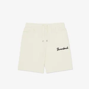 Wordmark Walk Flocked Short - Milk