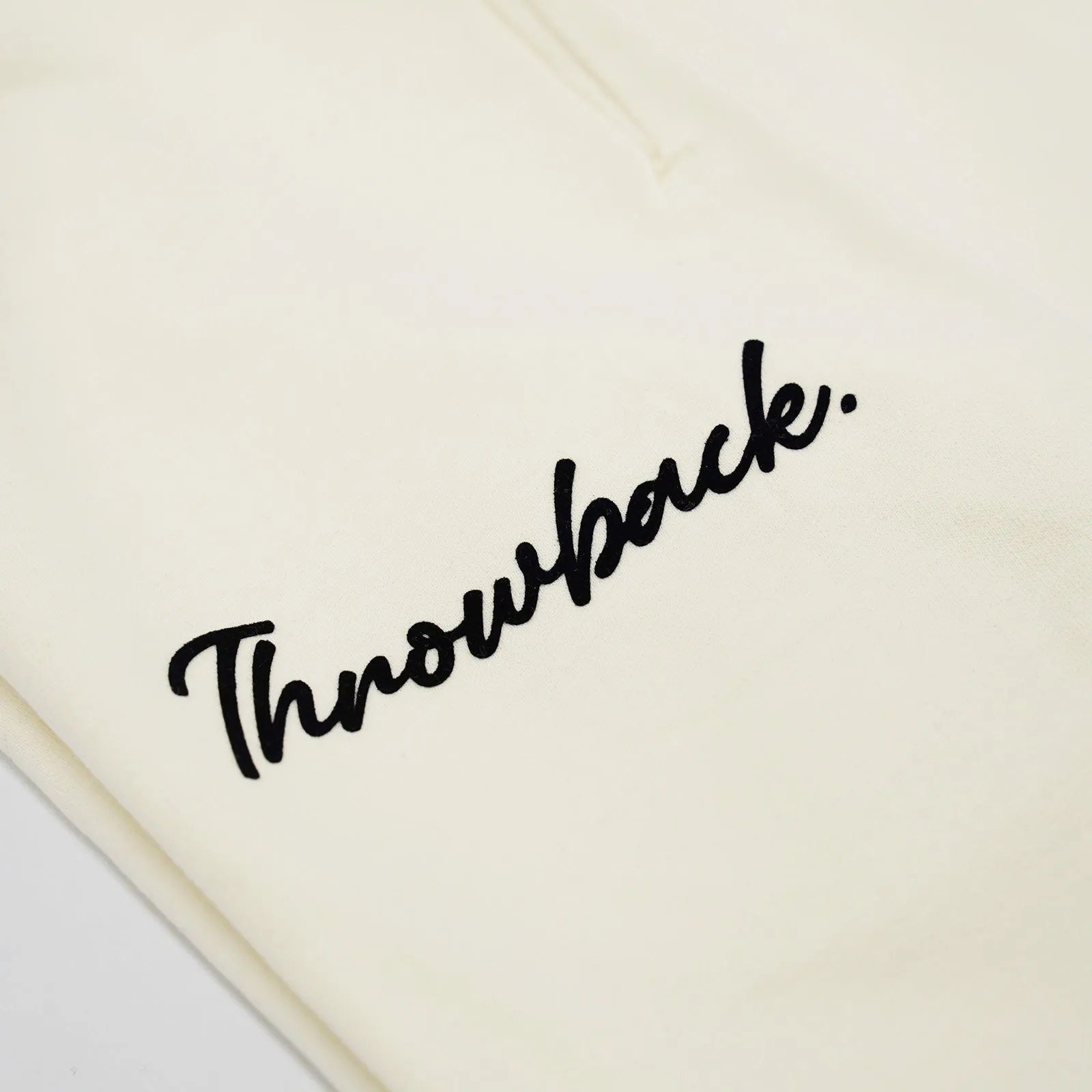 Wordmark Walk Flocked Short - Milk
