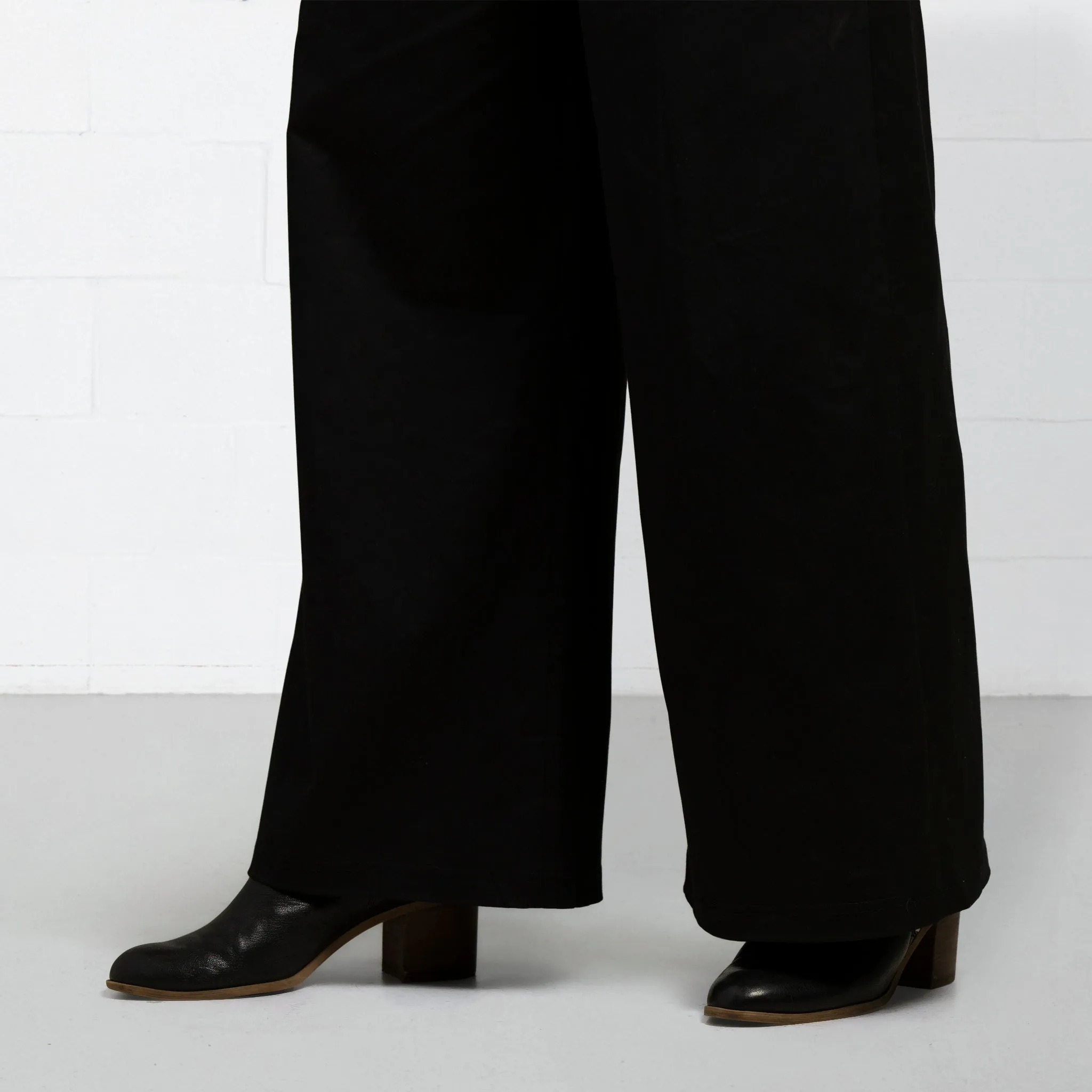 Your Work to Weekend Pant - Wide Leg - Black