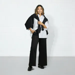 Your Work to Weekend Pant - Wide Leg - Black